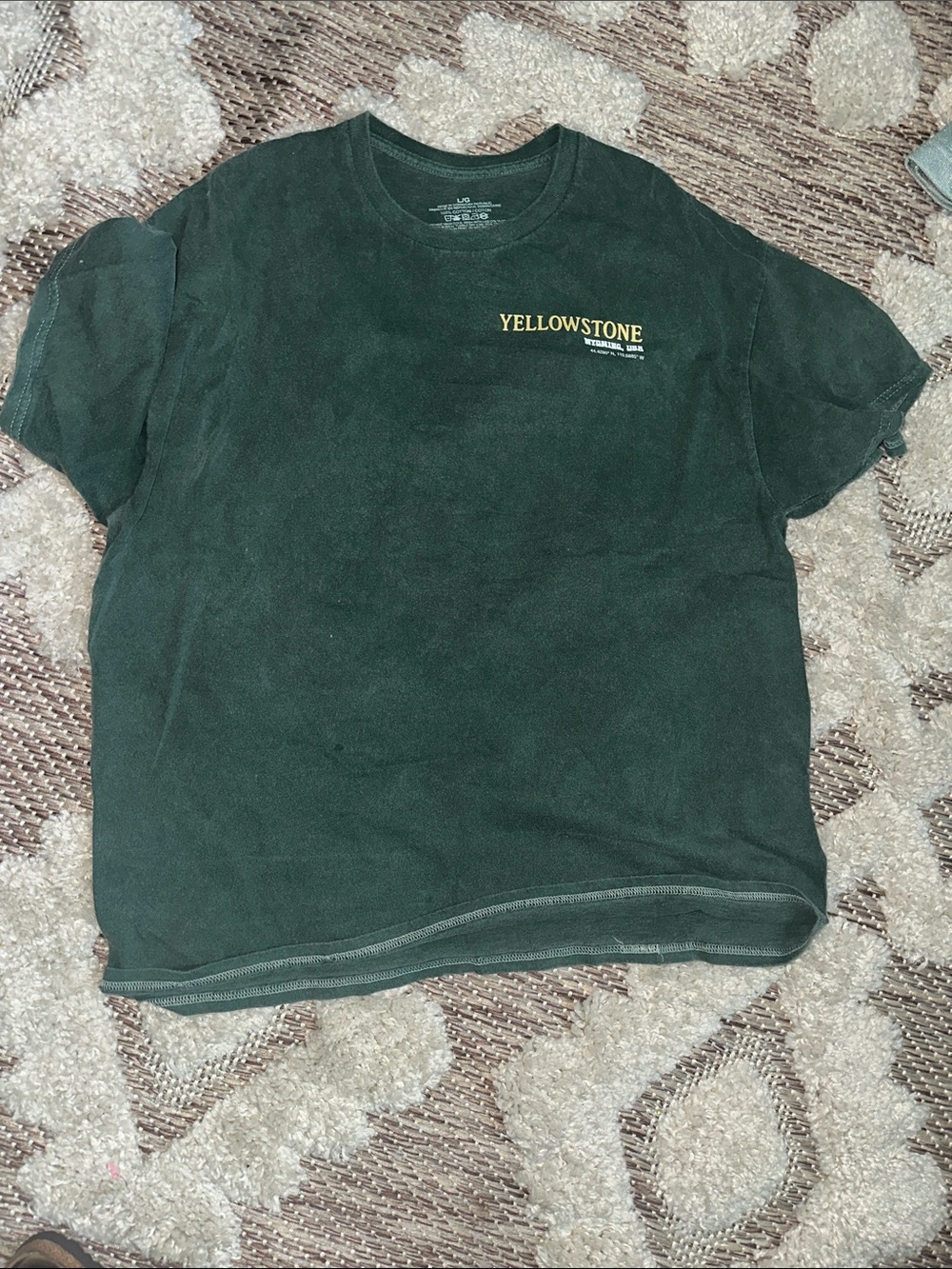 Yellowstone Graphic T-Shirt in Forest Green - Picture 2 of 2